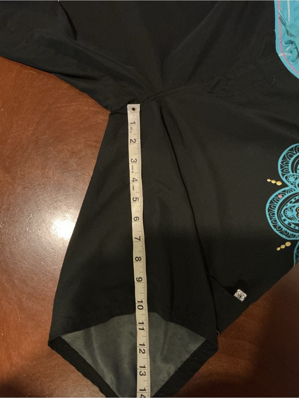 Body Glove women’s swim board shorts boardshorts sz Medium black Mandala design - Picture 5 of 8